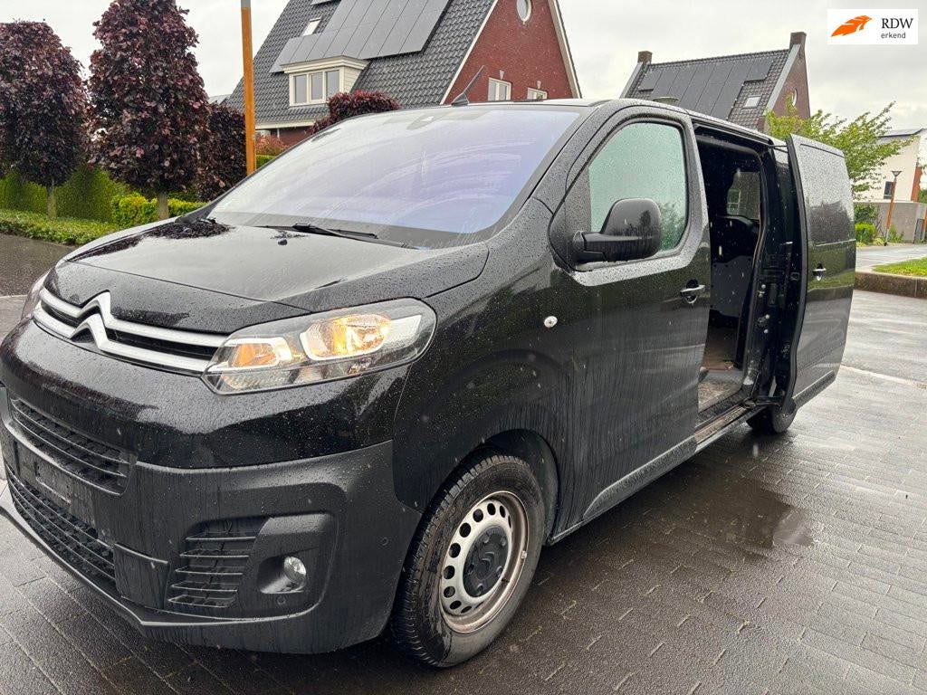 Citroen Ë-Jumpy L2 136 75 kWh, Auto diversen, Schadeauto's, Automaat, Overige carrosserieën, Citroën, Zwart
