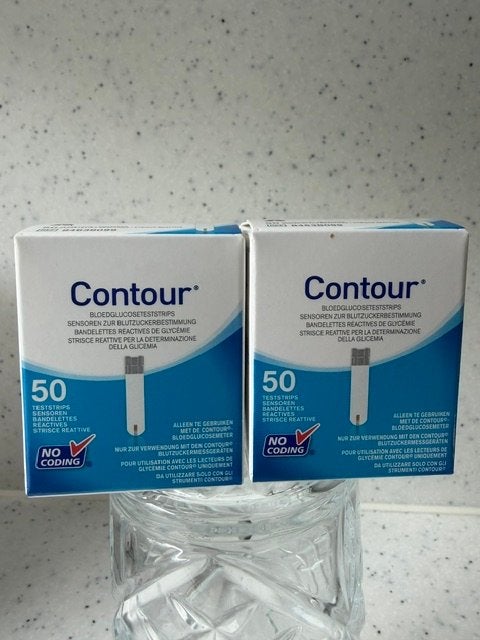 Bloedglucoseteststrips van Contour 2 dozen Juli 2027, Ophalen of Verzenden, Nieuw