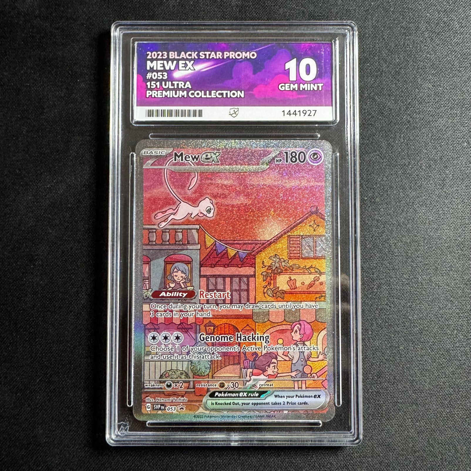 Pokémon Mew 053 ACE 10 Black Star Promo, Hobby en Vrije tijd, Ophalen of Verzenden, Zo goed als nieuw