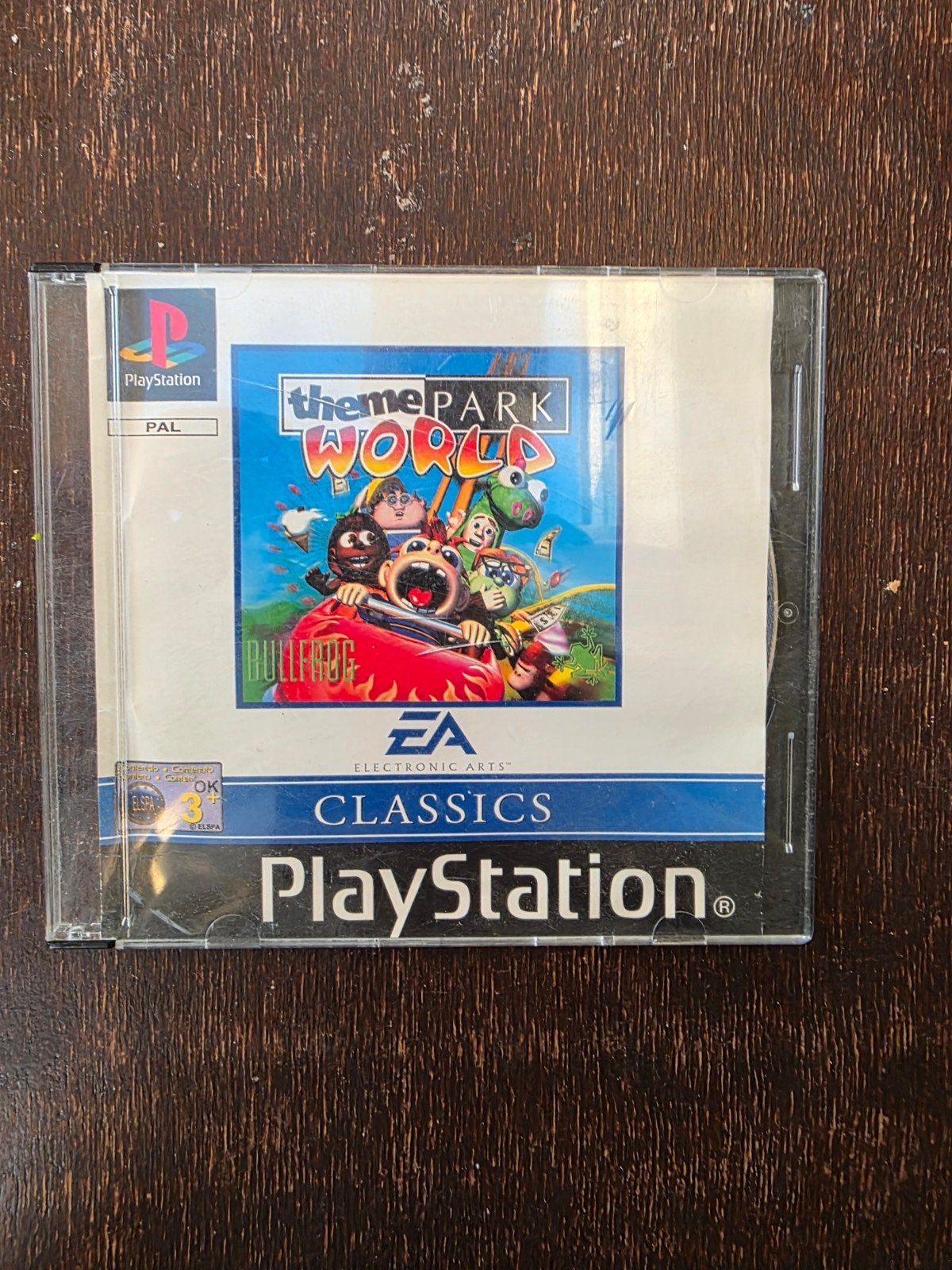 Playstation 1 game Theme Park world PS1, 1 speler, Ophalen of Verzenden, Zo goed als nieuw, Vanaf 3 jaar
