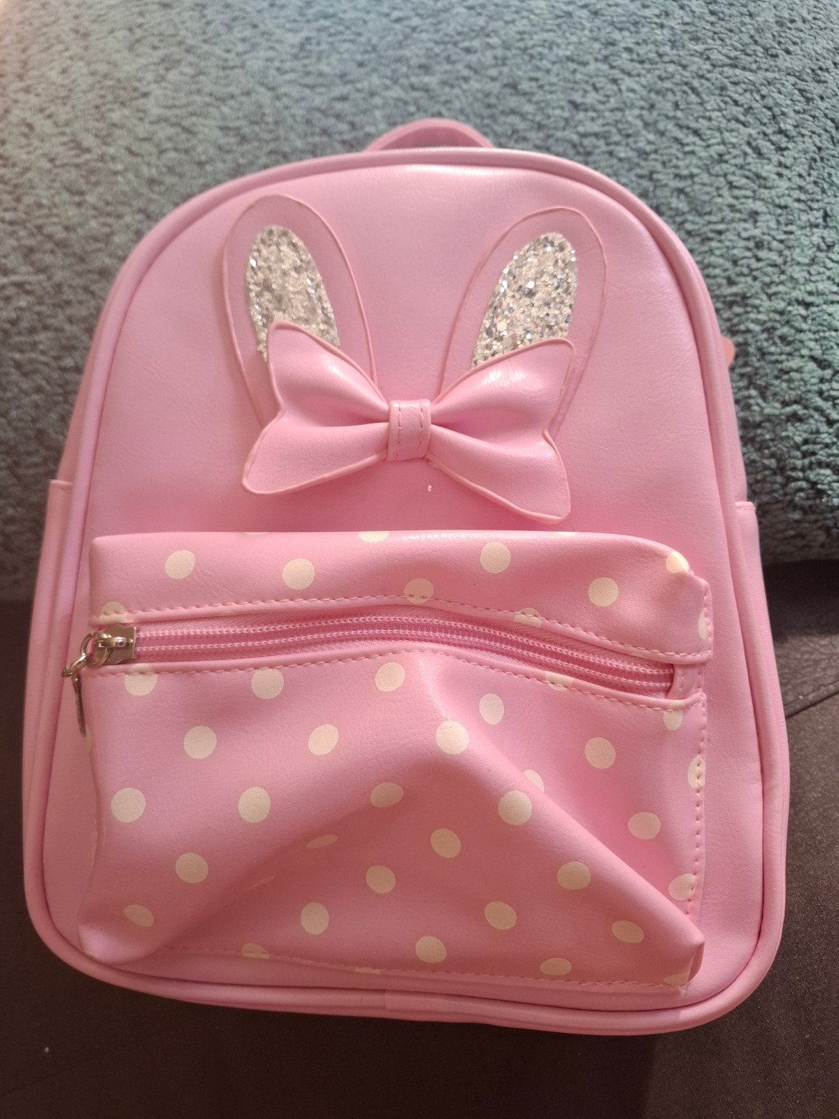 Schattig roze meisjes rugzakje met glitter oortjes, Overige merken, Minder dan 30 cm, Nieuw, Ophalen of Verzenden