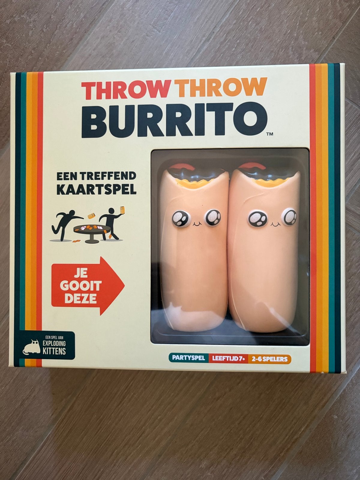 Throw Throw Burrito - Het hilarische spel!, Drie of vier spelers, Ophalen, Zo goed als nieuw