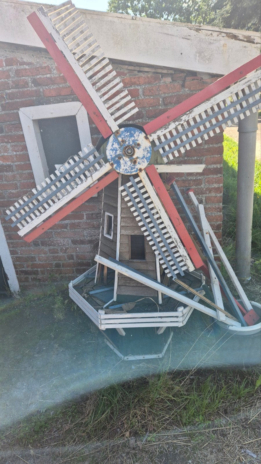 tuinmolen, Ophalen, Gebruikt