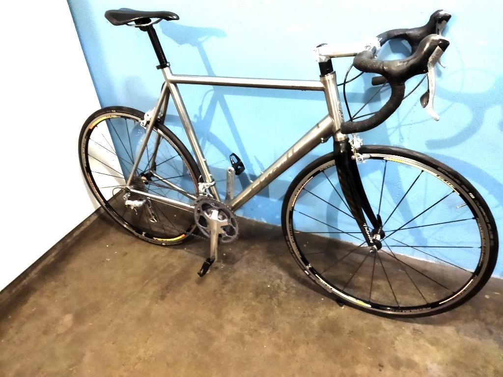 Gazelle V8 Titanium maat 58, 28 inch, Velgrem, Zo goed als nieuw, 57 tot 61 cm