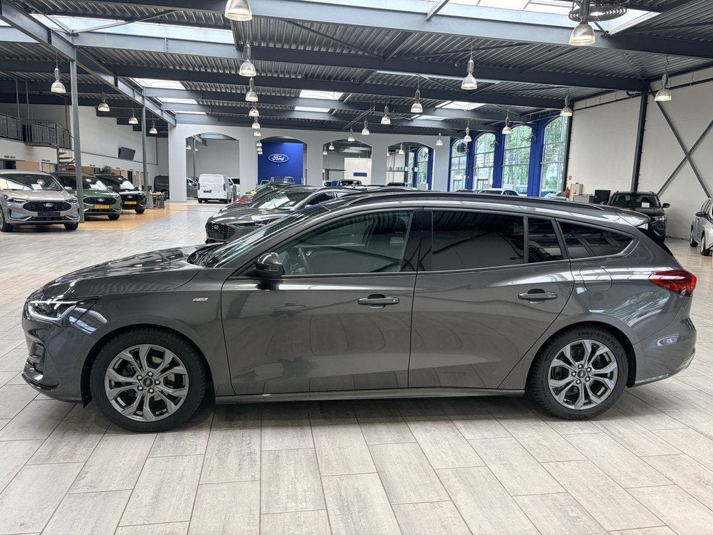 Ford FOCUS Wagon EcoBoost Hybrid 155 pk ST-Line | Winterpack, 12 maanden, Stof, Gebruikt, Automatische klimaatregeling