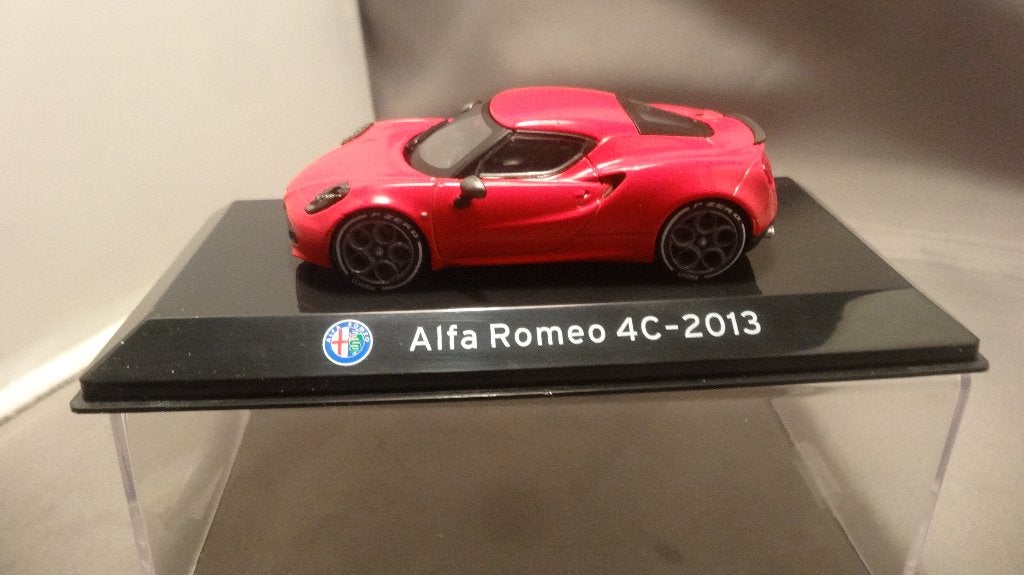 Ixo Alfa Romeo 4c-2013 1:43, Ophalen of Verzenden, Nieuw, Auto, Overige merken