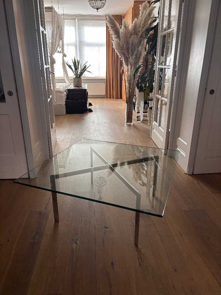 Designer salontafel, Ophalen, Gebruikt, 50 tot 100 cm, Vierkant