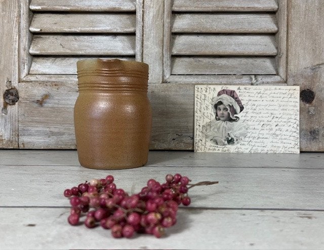 Grès du Berry schenkkannetje met tuit en oor, Antiek en Kunst, Antiek | Keramiek en Aardewerk, Ophalen of Verzenden