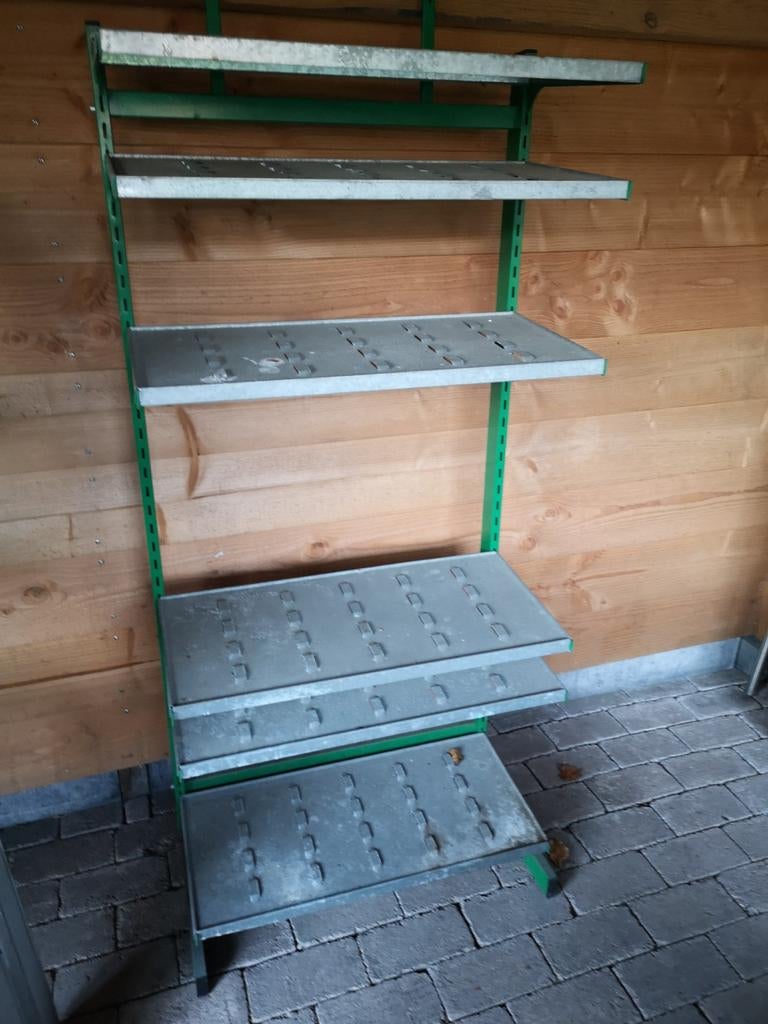 Metalen stelling kast rek, Ophalen, Metaal, Overige typen