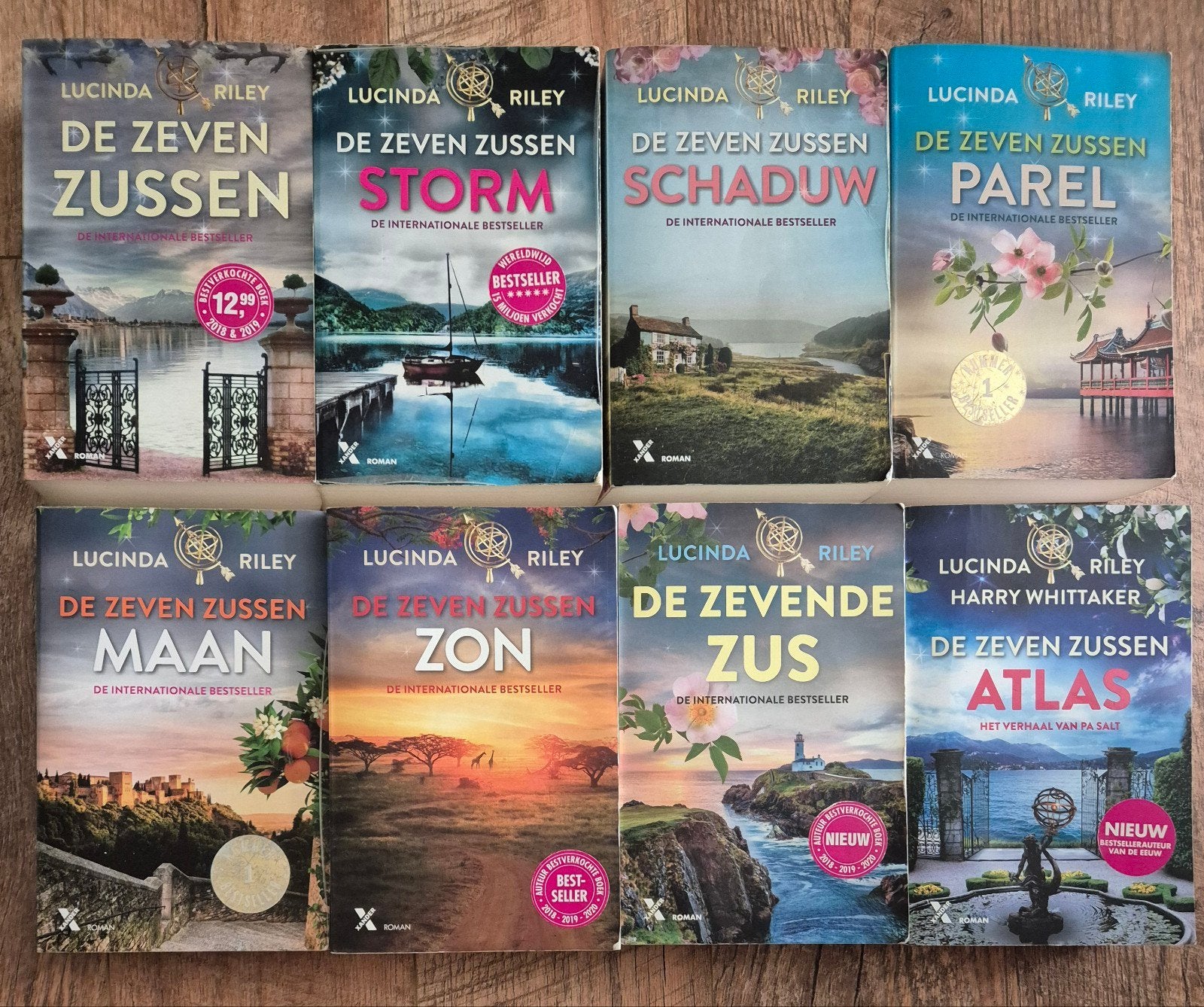 De Zeven Zussen complete serie - Lucinda Riley, Boeken, Ophalen of Verzenden, Zo goed als nieuw, Lucinda Riley