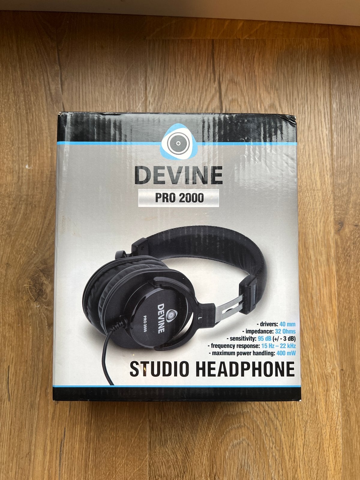 Devine PRO 2000 Studio Hoofdtelefoon - Zwart, Audio, Tv en Foto, Koptelefoons, Overige merken, Ophalen of Verzenden, Zwart, Studio / DJ