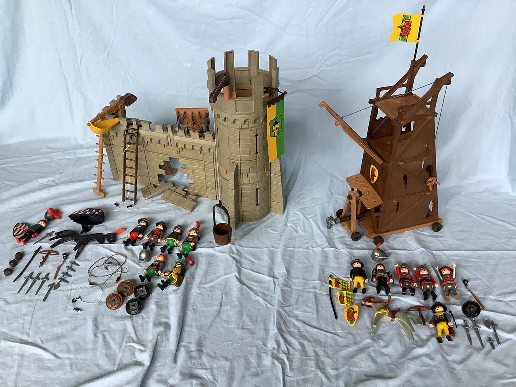 Playmobil 3123 Kasteel aanval met belegerings stormram, Ophalen, Gebruikt