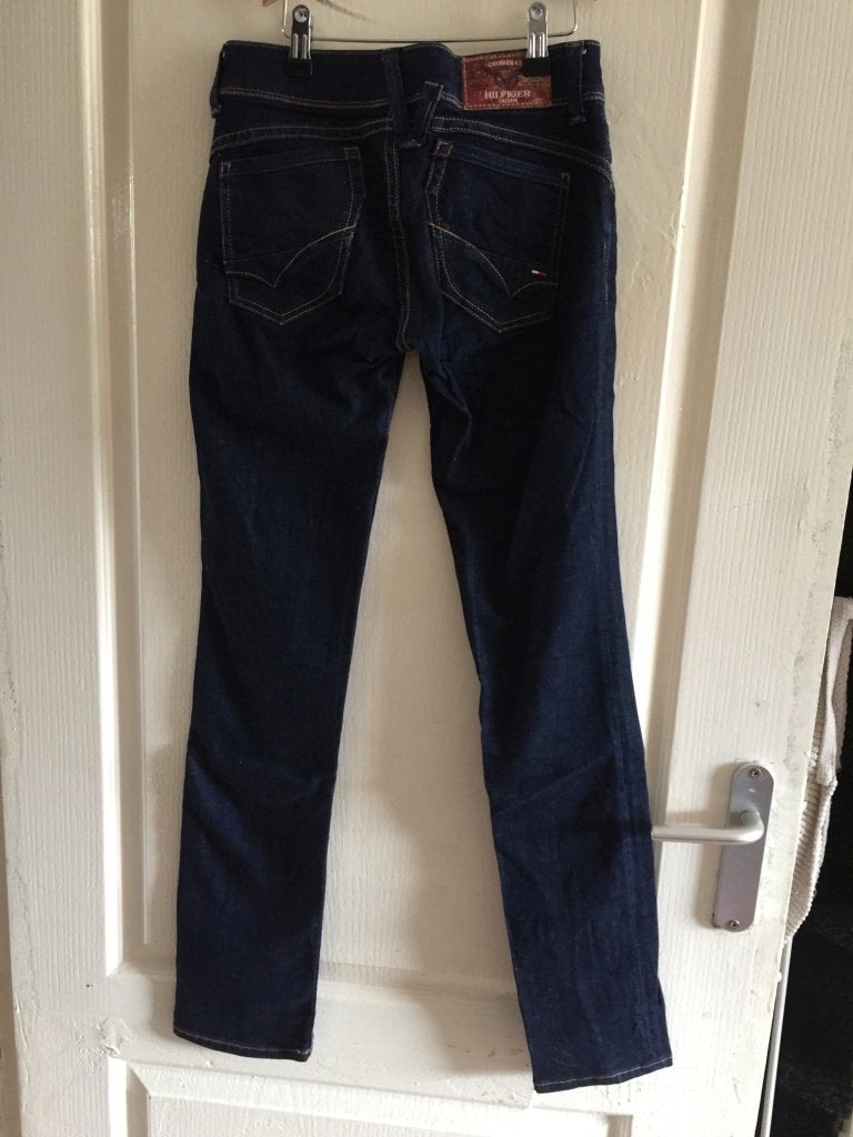 Hilfiger spijkerbroek Victoria Straight 25/32  (1B17), Tweedehands verkoop, Tweedehands verkoop, Blauw, Ophalen of Verzenden