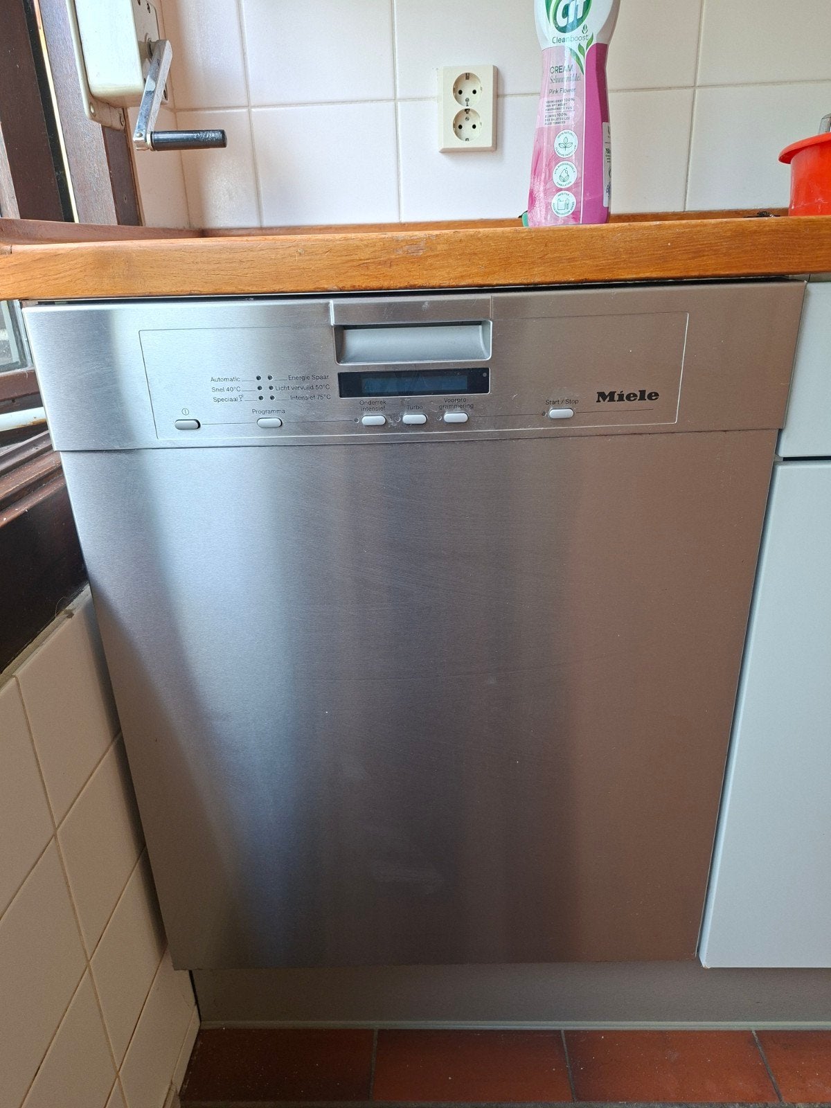 Miele vaatwasser - Inbouw - Roestvrij staal, Ophalen, Gebruikt, 60 cm of meer, Voorspoelprogramma