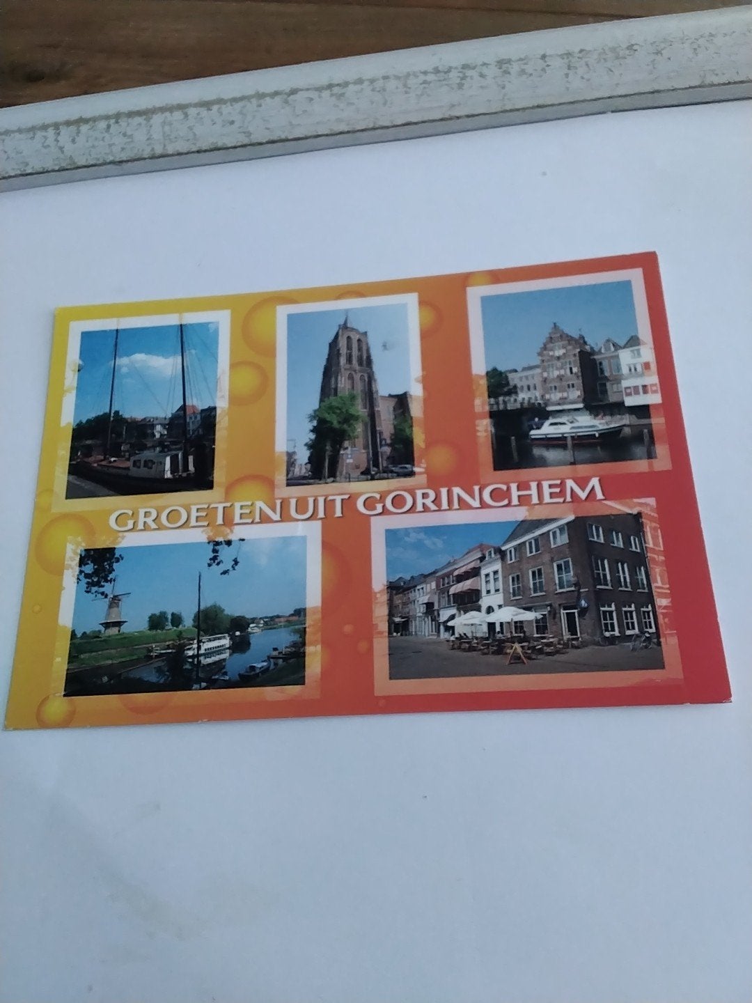 Ansichtkaart Groeten uit Gorinchem - Gelopen, Ophalen of Verzenden, 1980 tot heden, Gelopen, Zuid-Holland