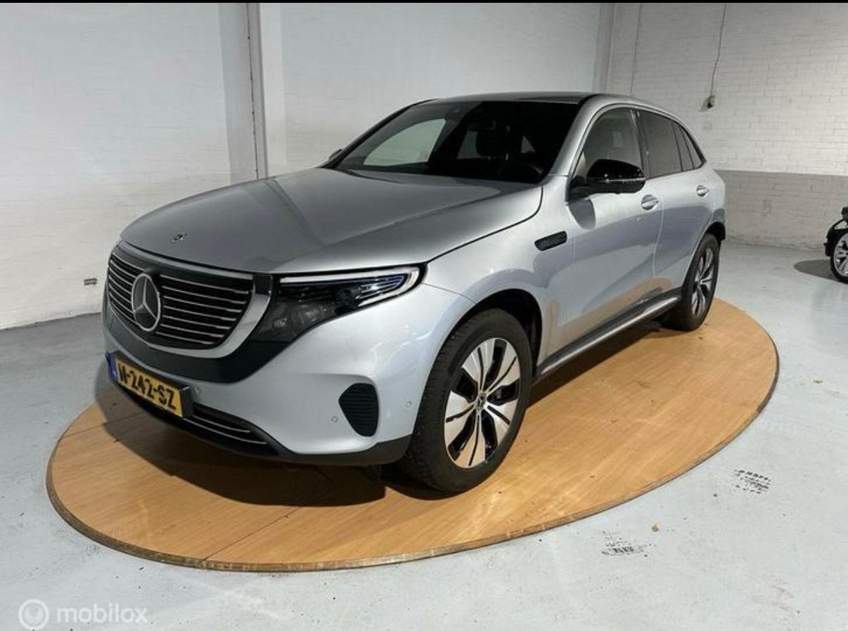 Mercedes-Benz EQC 400 4MATIC 408pk 2020 Grijs, Auto's, Mercedes-Benz, Automaat, 1800 kg, 80 kWh, Alcantara
