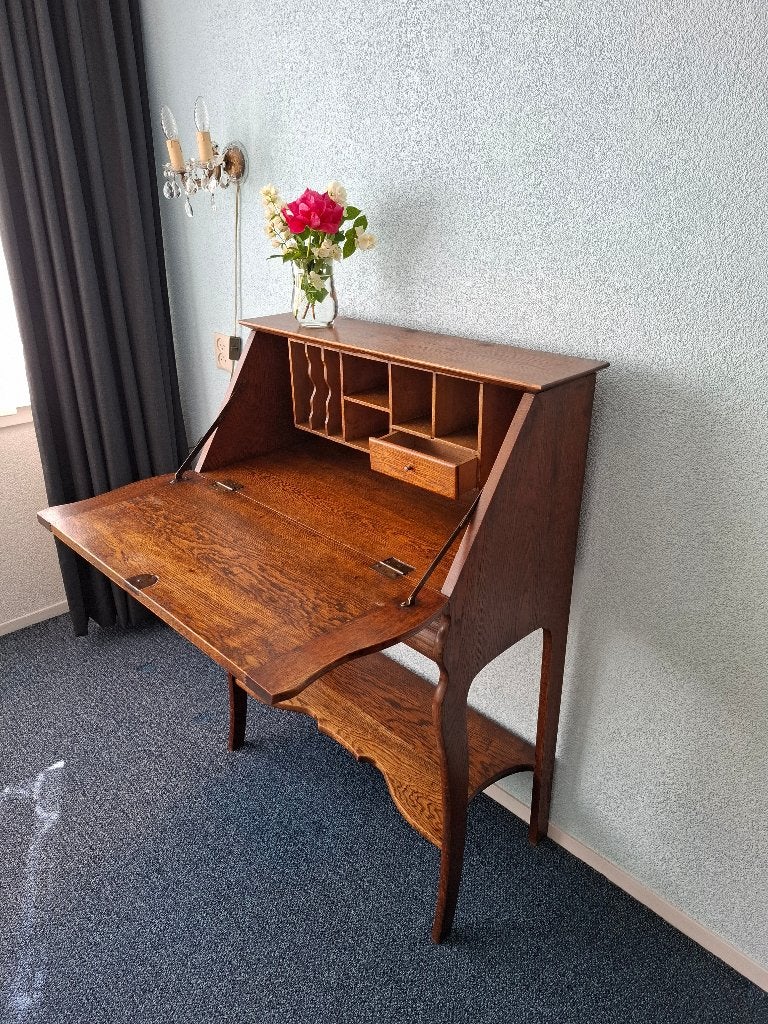 Brocante dames-secretaire, elegant meubeltje!, Antiek en Kunst, Ophalen