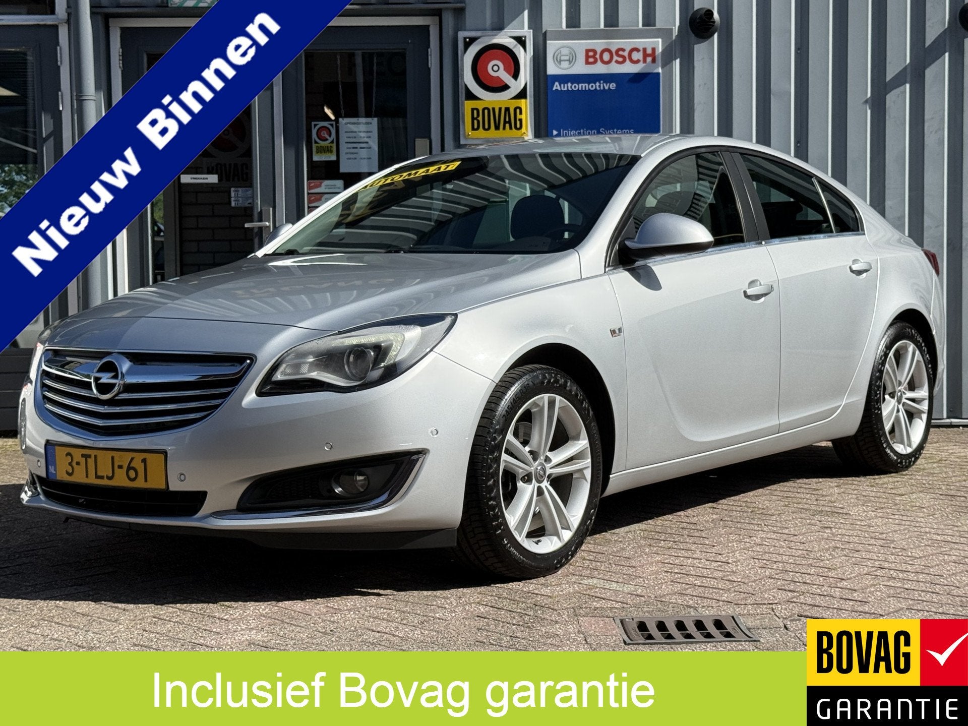 Opel Insignia 1.6 T Edition | AUTOMAAT | DEALER ONDERHOUDEN, Gebruikt, Zwart, 4 cilinders, Origineel Nederlands