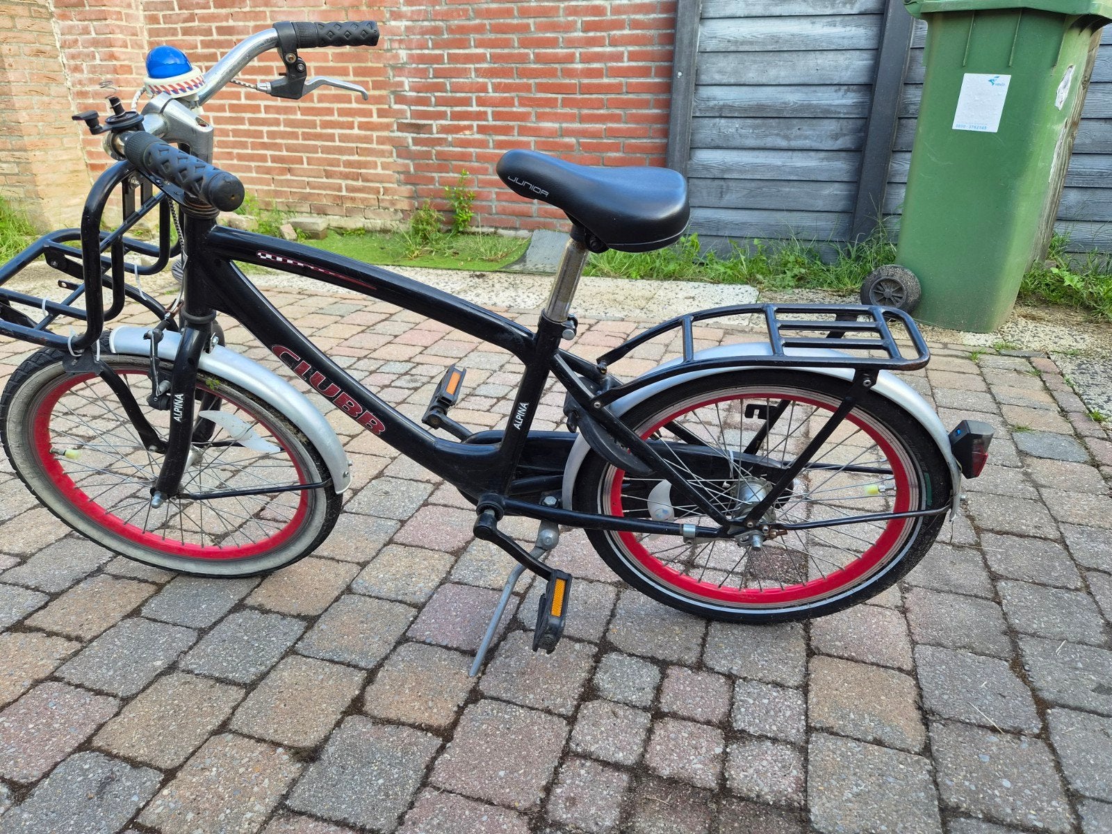 Stoere jongensfiets 20 inch met gebruikerssporen, Ophalen, Gebruikt, Terugtraprem, Overige merken