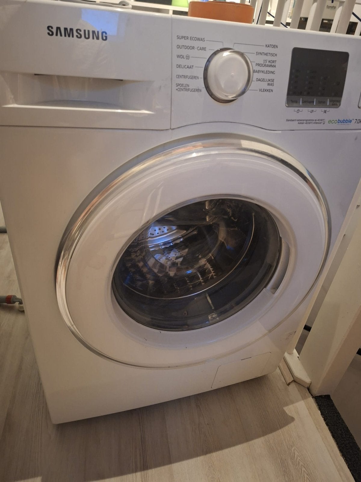 Samsung wasmachine, Ophalen, Zo goed als nieuw, 85 tot 90 cm, 1200 tot 1600 toeren