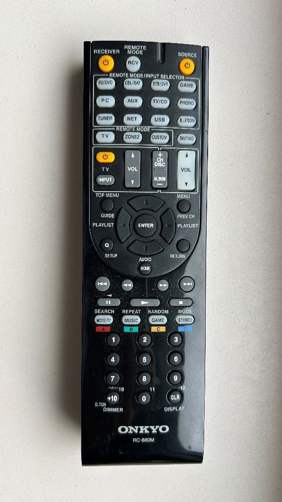 Afstandsbediening Onkyo RC-880M, Ophalen of Verzenden, Zo goed als nieuw, Origineel, Receiver of Versterker