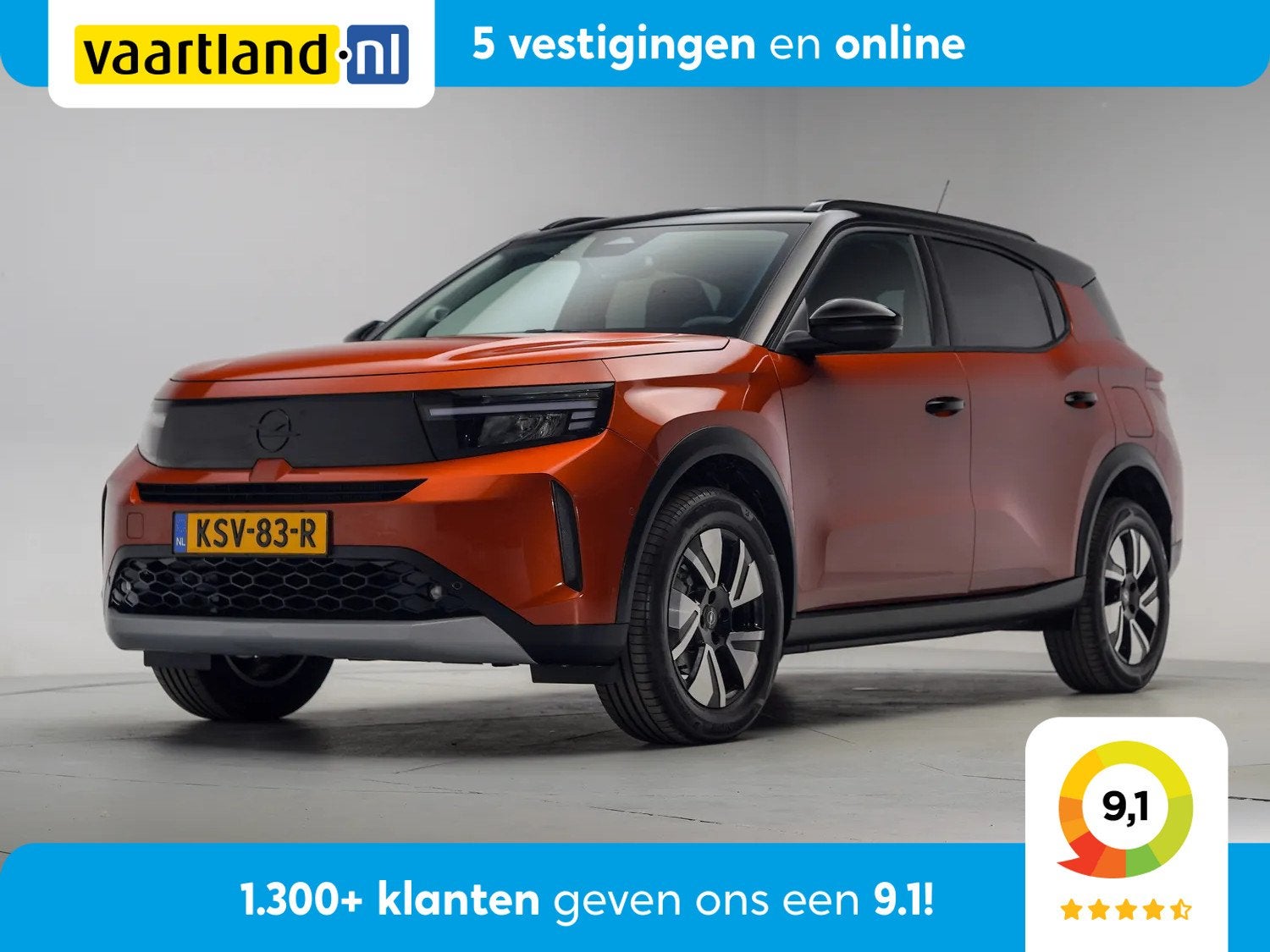 Opel Frontera Electric GS 44 kWh [ LED Navi Stoel-en stuurve, Auto's, Opel, Automaat, 0 cilinders, Gebruikt, Overige kleuren