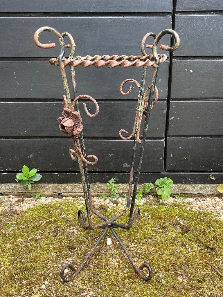 Bloempot houder Brocante, Tuin en Terras, Ophalen, Gebruikt, Balkon, Metaal