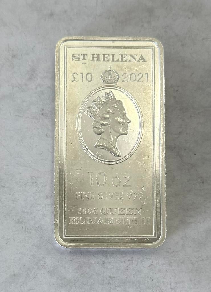 10 ounce zilver muntbaar The East India Company 999 zilver, Postzegels en Munten, Edelmetalen en Baren, Ophalen of Verzenden, Zilver