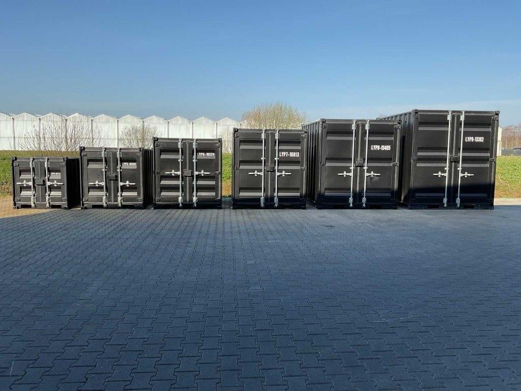 12ft, 9ft, 8ft, 7ft, 6ft, 5ft, 4ft - Zwart Mini container, Ophalen
