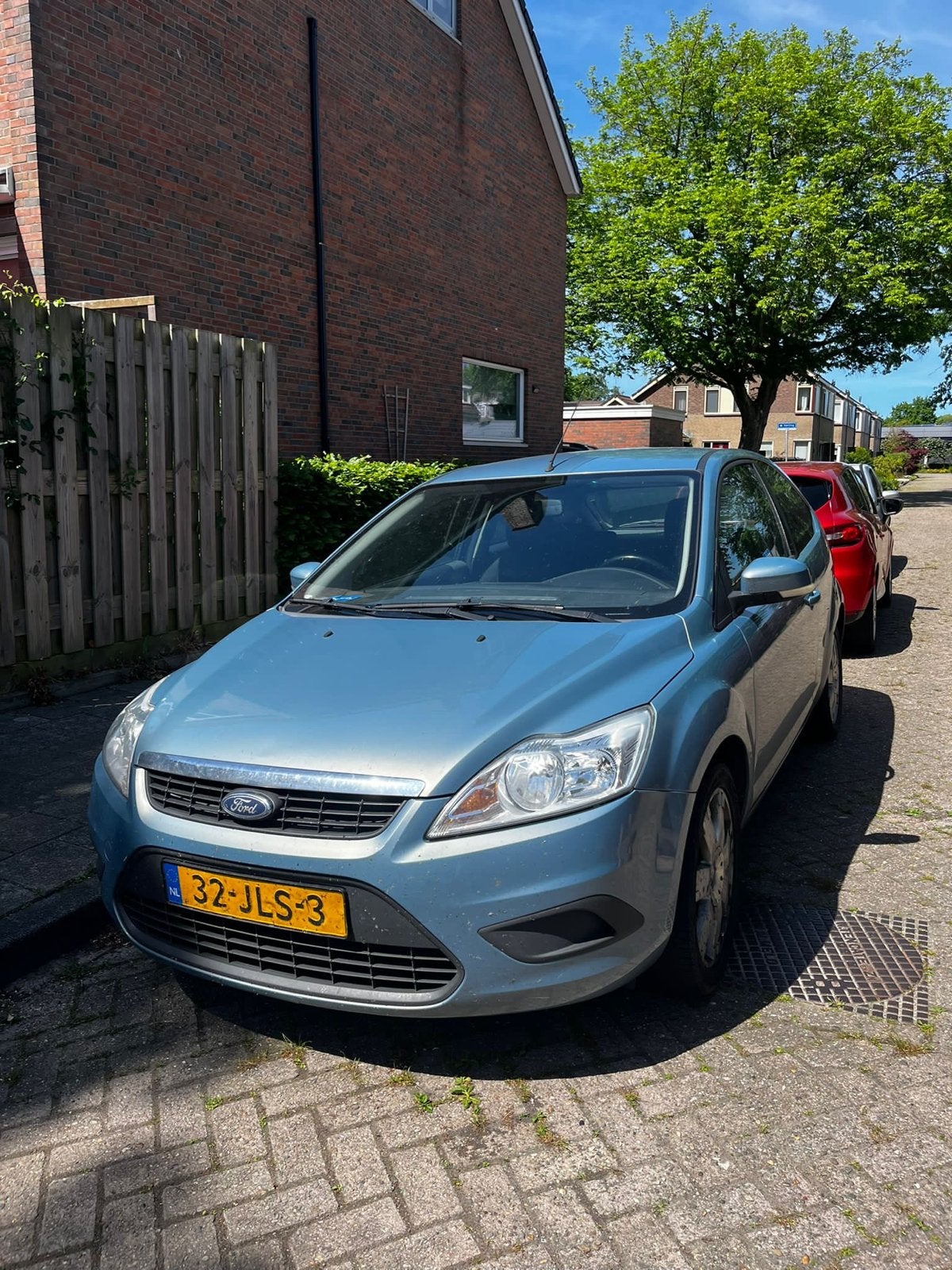 Ford Focus 1.4 59KW 3D 2009 Blauw, Auto's, Ford, Particulier, Focus, Alarm, Bluetooth, Centrale vergrendeling, Climate control