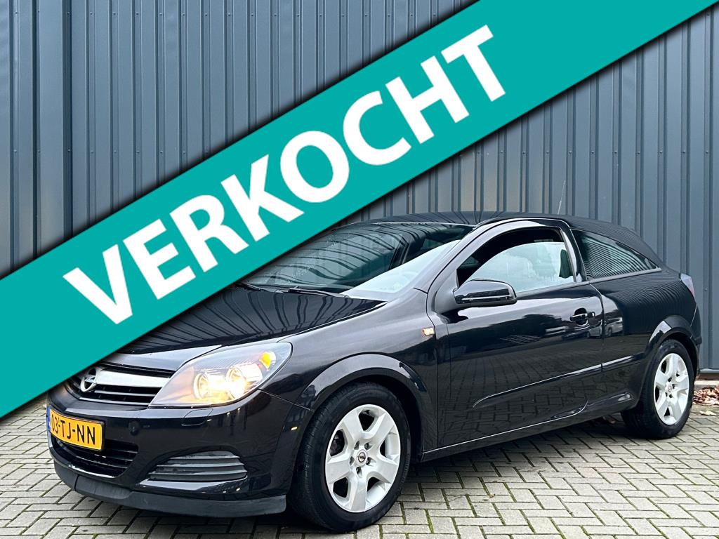 Opel Astra GTC 1.4 16V 90pk Edition I AIRCO I NW APK I NL Au, Stof, Gebruikt, 4 cilinders, Origineel Nederlands