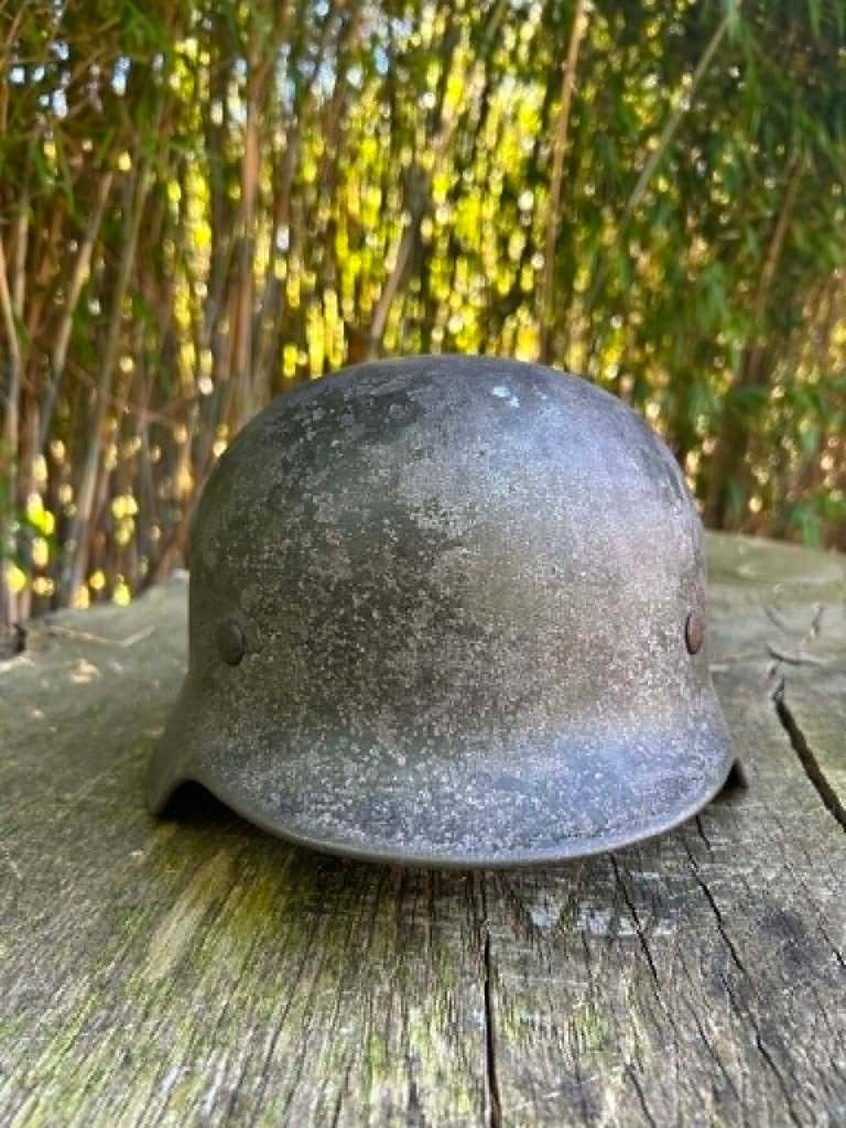 Heer helm uit WO II (meer foto's op aanvraag), Ophalen of Verzenden, Duitsland, Helm of Baret