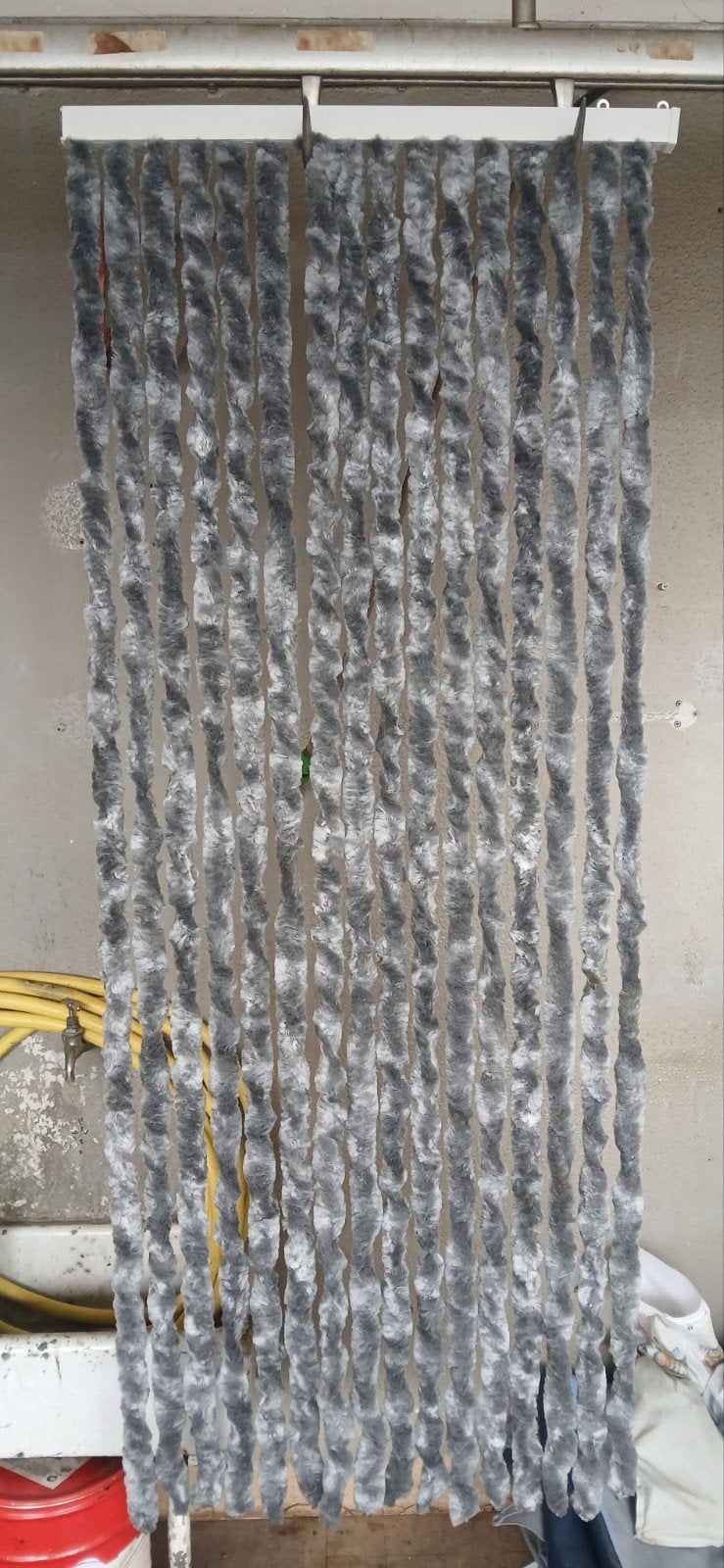 kattenstaart gordijn, Ophalen, Gebruikt