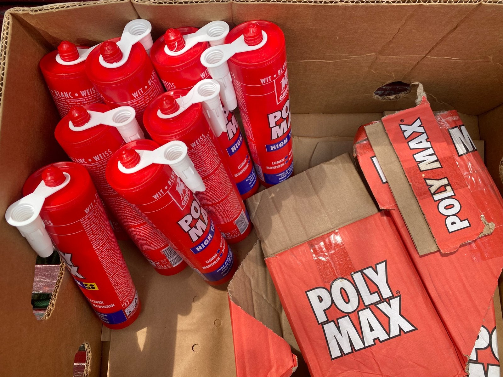 8x Polymax High Tack (over datum), Doe-het-zelf en Verbouw, Isolatie en Afdichting, Ophalen of Verzenden, Overige materialen, Minder dan 4 cm