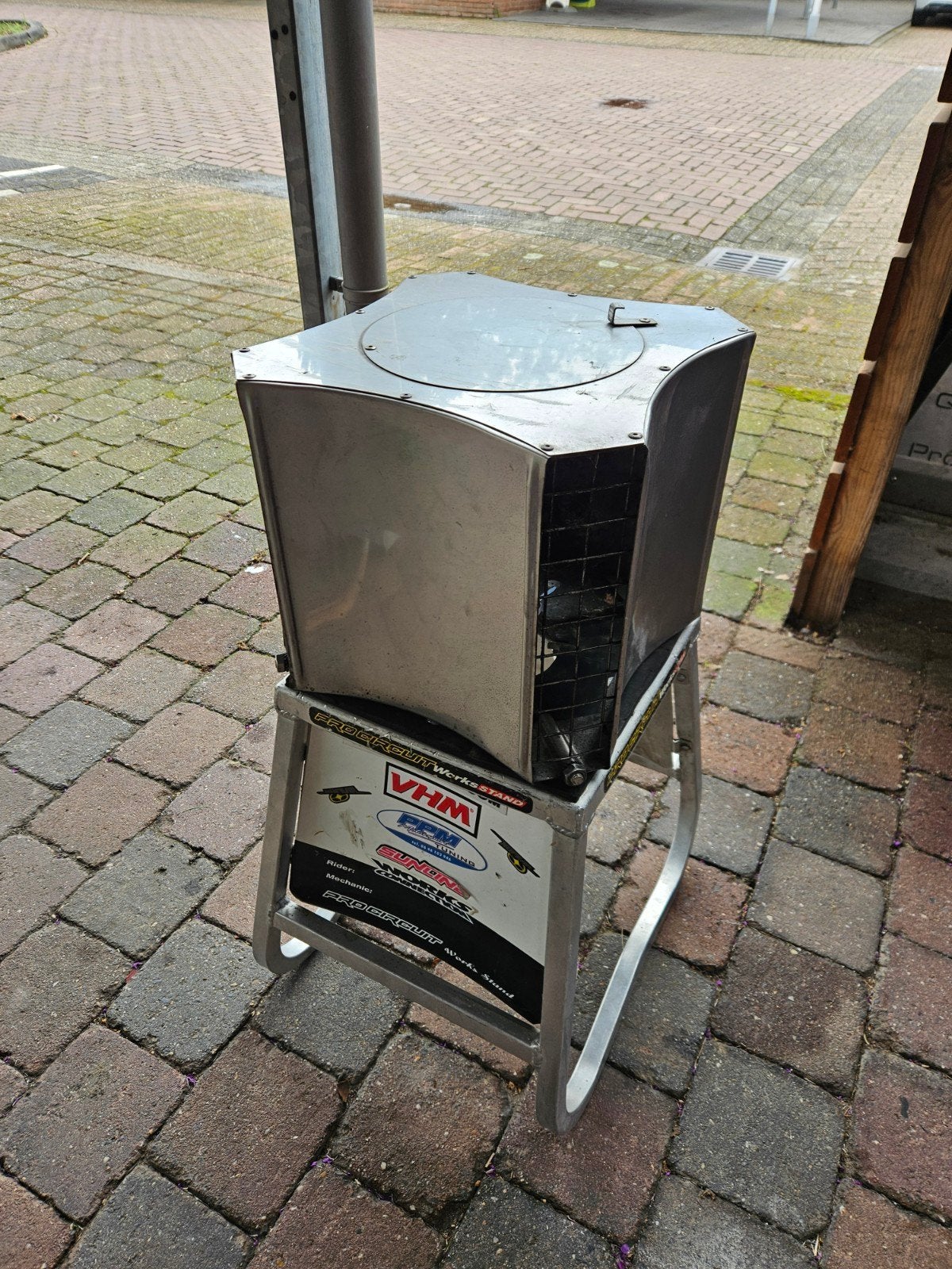 Rvs Firemaster/schoorsteenkap, Ophalen, Vrijstaande haard, Houthaard