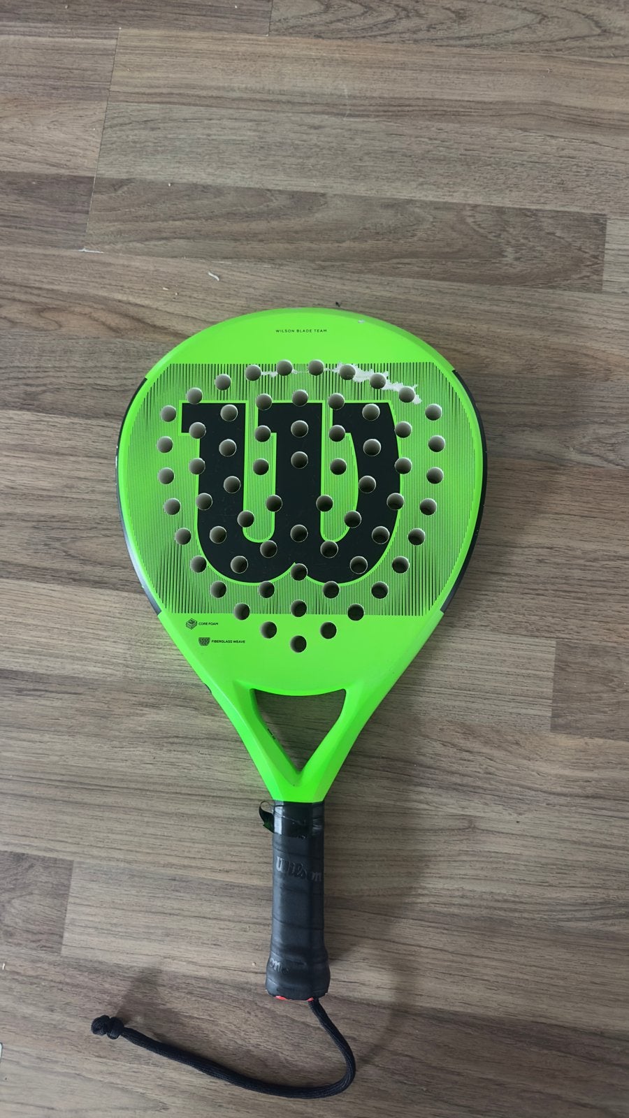 Wilson Blade Team Padelracket - Neon Groen, Ophalen of Verzenden, Gebruikt, Padelracket
