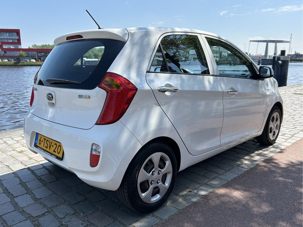 Kia Picanto 1.0 CVVT BusinessLine 5 deurs airco keurige auto, Voorwielaandrijving, Euro 5, Stof, Gebruikt
