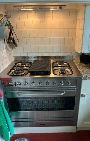 Boretti Fornuis | Gas en Oven | Gebruikt € 225, Witgoed en Apparatuur, Ophalen, Gebruikt, 60 cm of meer, Gas