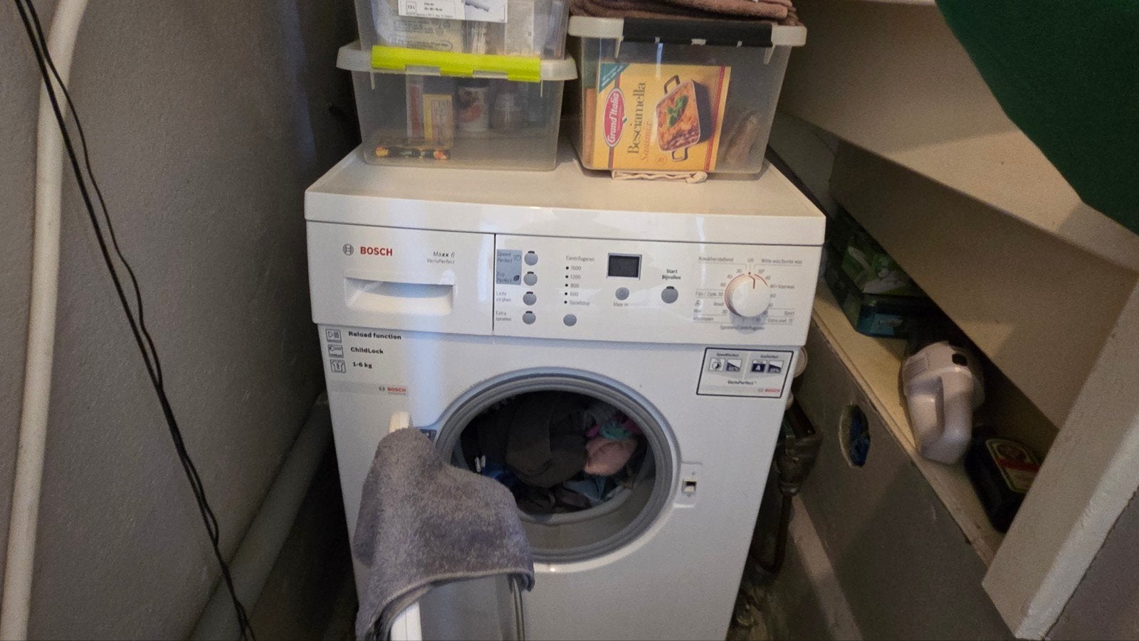 Bosch Maxx 6 Wasmachine - Voorlader, 6 kg, Witgoed en Apparatuur, Ophalen, Gebruikt, Voorlader, 85 tot 90 cm