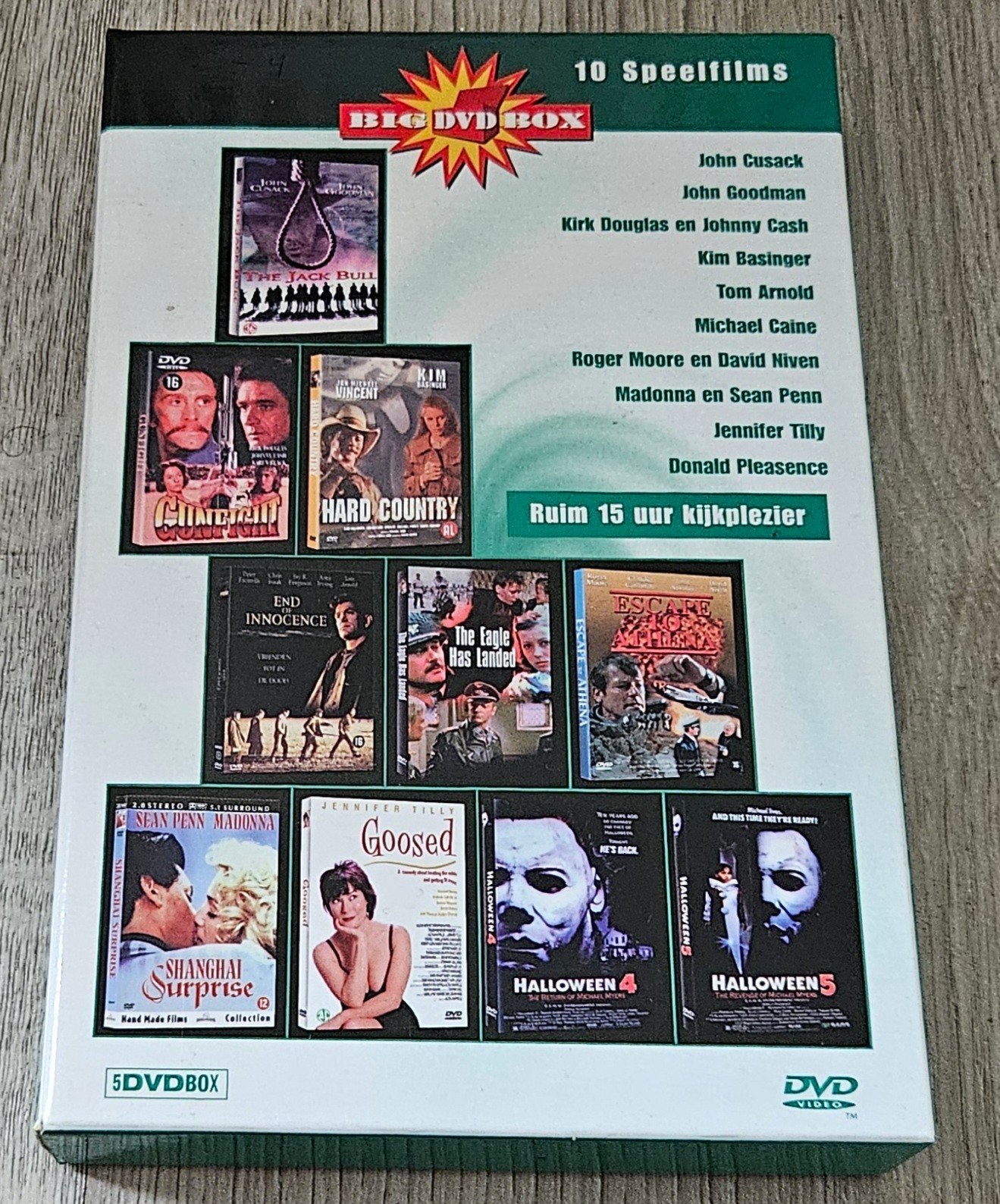 Big DVD Box - 10 Speelfilms (Western, Actie, Horror), Vanaf 16 jaar, Ophalen of Verzenden, Zo goed als nieuw