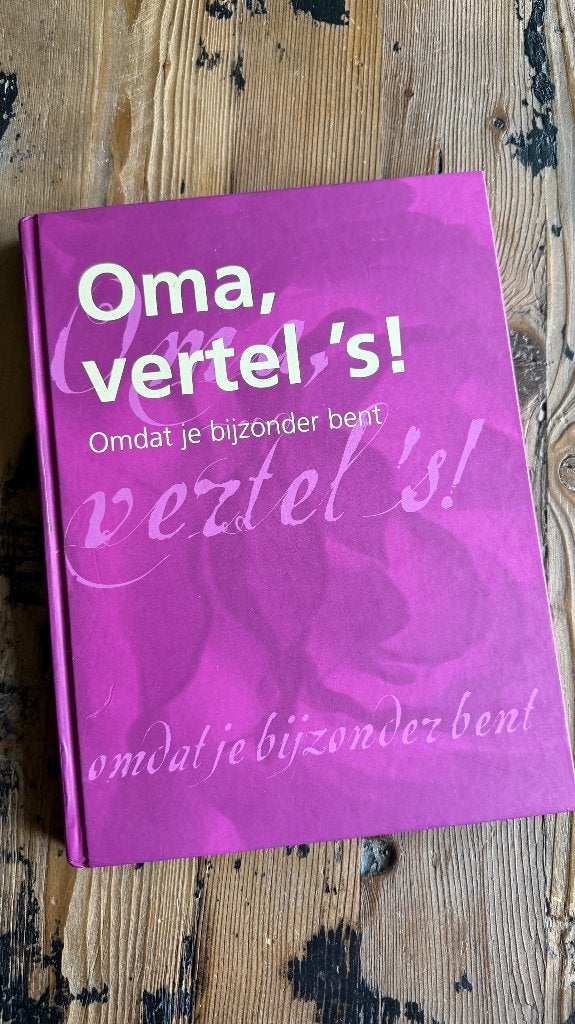 Nieuw: Boek Oma vertel eens, Ophalen of Verzenden, Zo goed als nieuw, Elma van Vliet