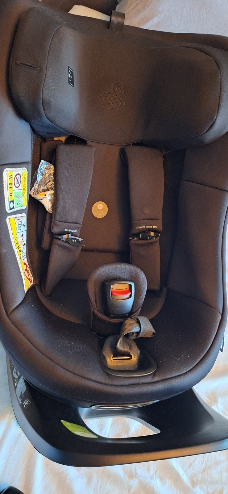 Swandoo autostoel - Slechts 1 maand gebruikt!, Verstelbare rugleuning, 0 t/m 18 kg, Zo goed als nieuw, Isofix