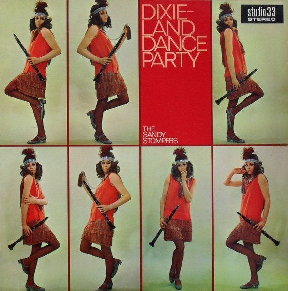The Sandy Stompers - Dixieland Dance Party LP (Studio 33), LP, Gebruikt, Originele persing, Ophalen of Verzenden