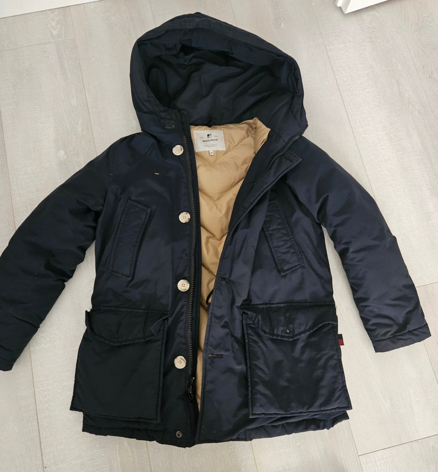 woolrich jas maat 10, Ophalen of Verzenden, Zo goed als nieuw, Meisje, Jas