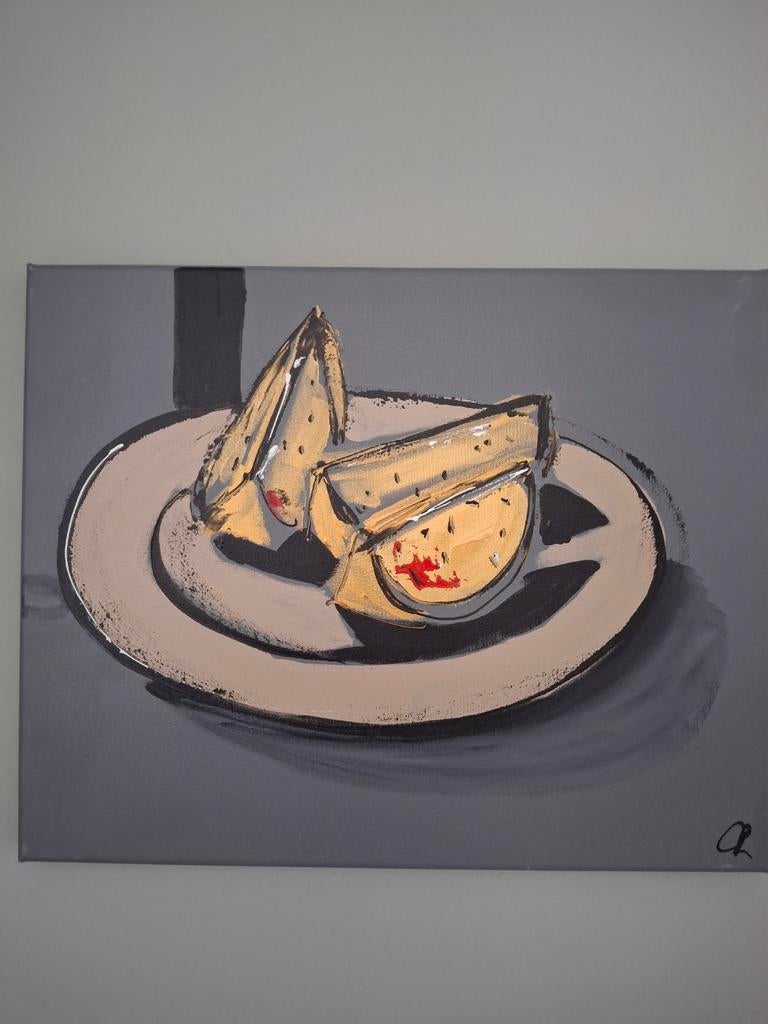Schilderij "Luxury Fruit" van C.M. Leushuis, Antiek en Kunst, Ophalen of Verzenden