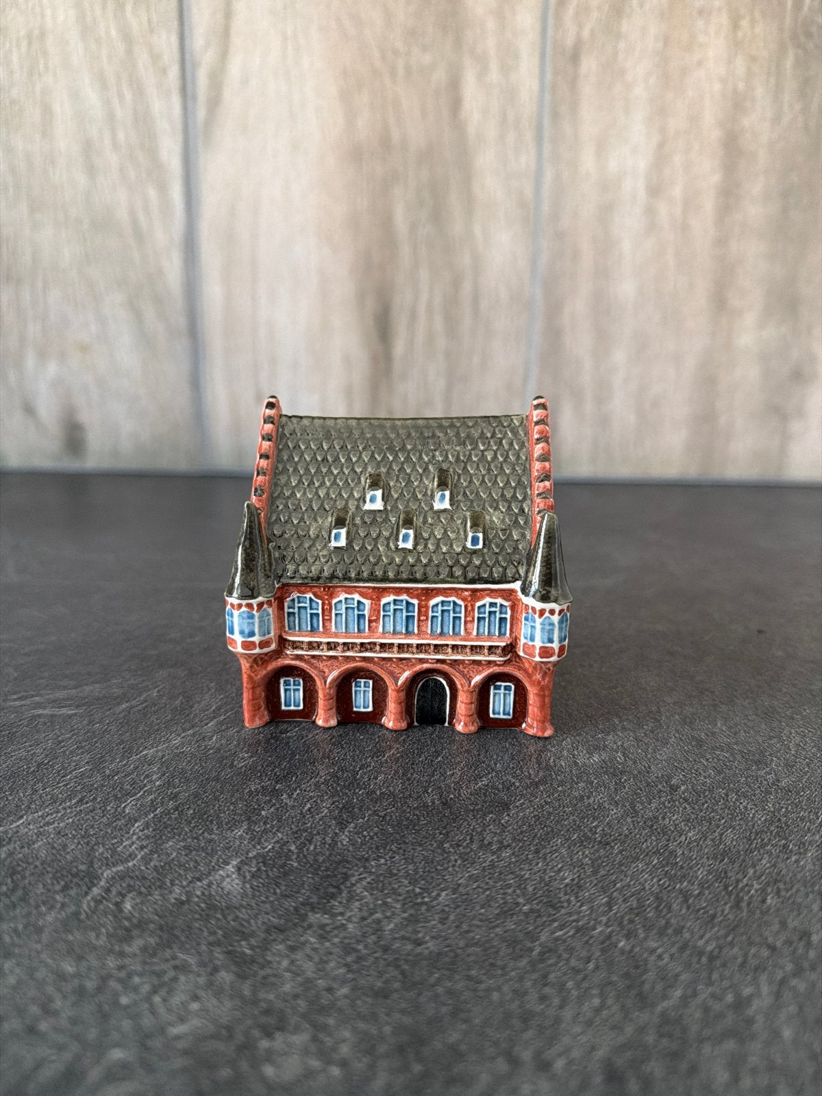 Miniatuur huisje Delfts Blauw stijl, Ophalen, Gebruikt