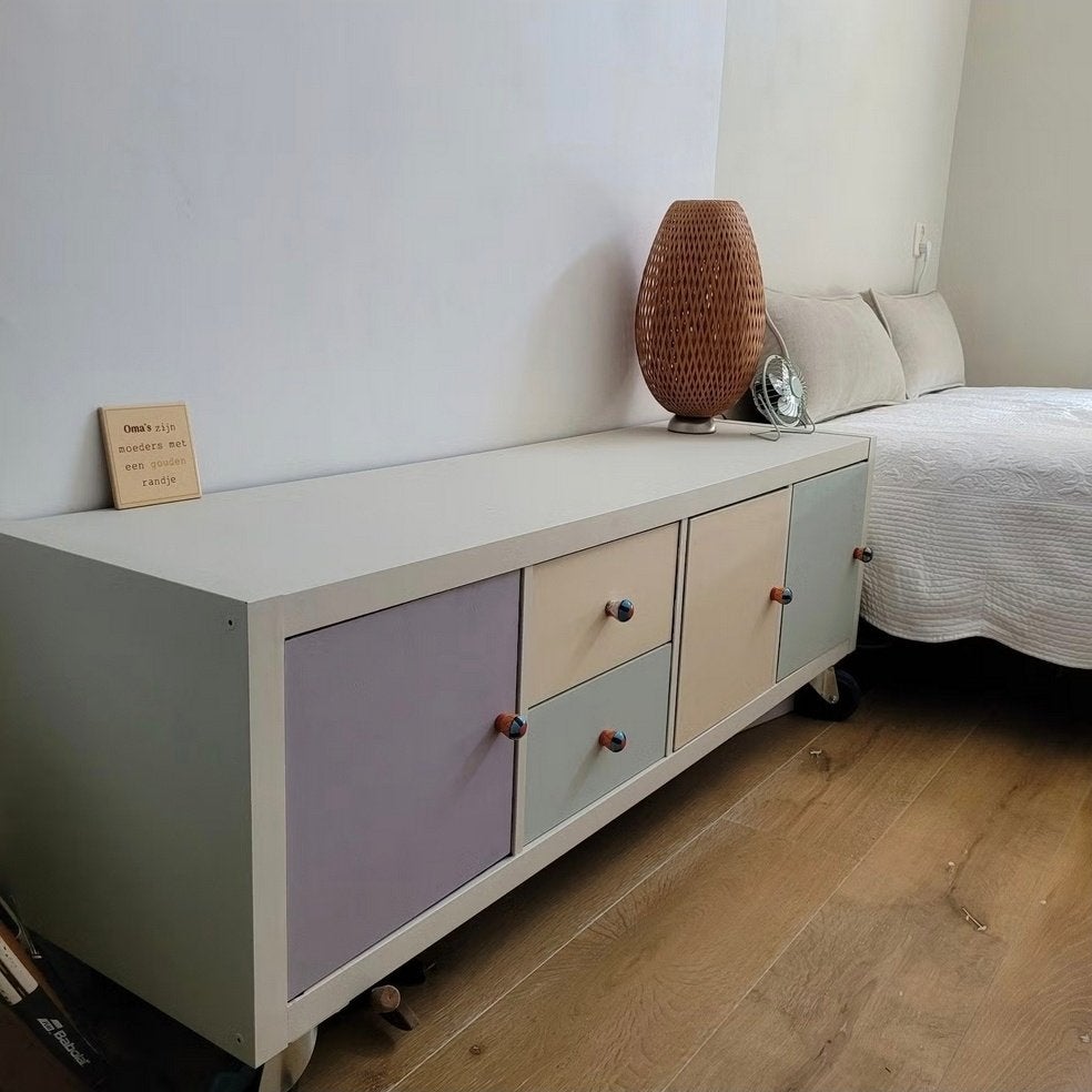 Kallax 4 vaks open kast vakkenkast 4x1 wit Ikea, Ophalen, 100 tot 150 cm, 5 laden of meer, Zo goed als nieuw