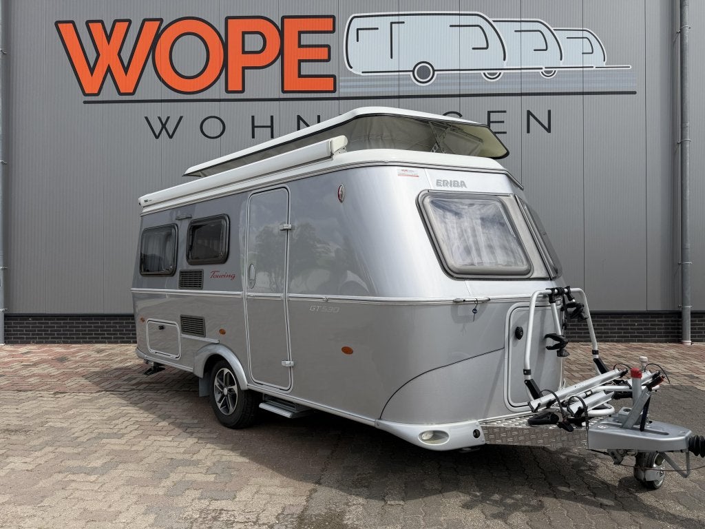 Eriba Touring 530 GT CAS.LUIFEL FIETSENDRAGER, Standaardzit, Bedrijf, Tot en met 3, Eriba