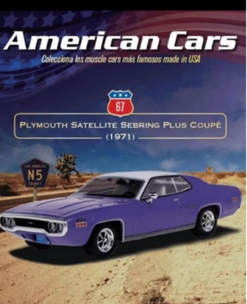 Plymouth Satellite Sebring Coupe 1/43 IXO American cars # 67, Hobby en Vrije tijd, Modelauto's | 1:43, Verzenden, Nieuw, Auto