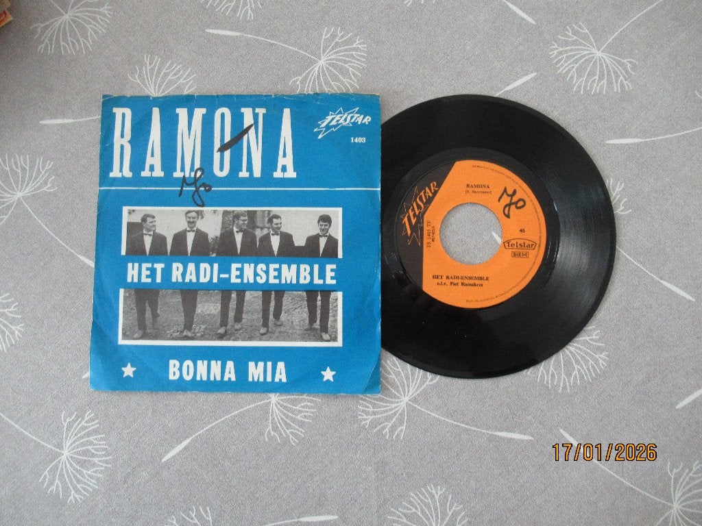 Het Radi Ensemble    Ramona, Gebruikt, Originele persing, 7 inch, Ophalen of Verzenden